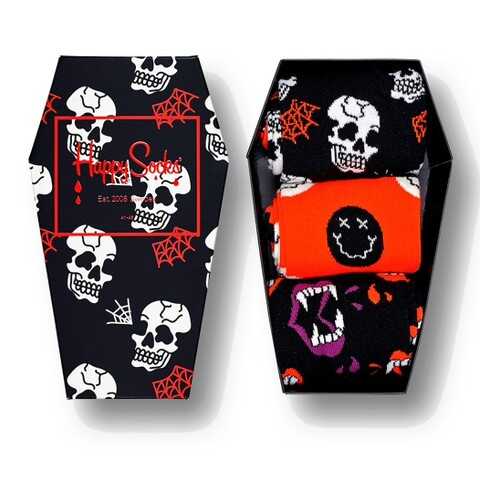 Носки Happy Socks Halloween 3-Pack Gift Box разноцветные 40-46 в Ойшо