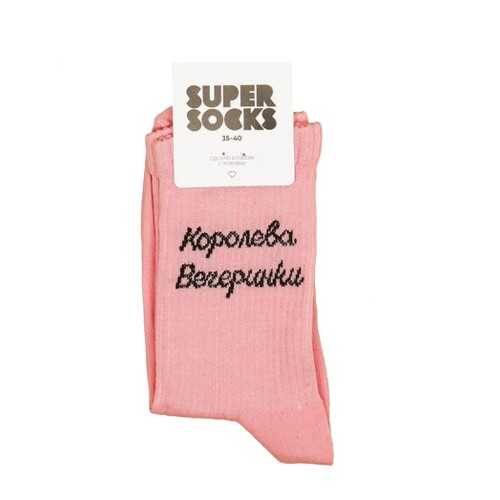 Носки женские Super Socks Koroleva Vecherinki розовые 36-40 в Ойшо