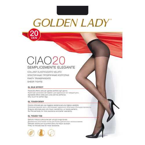 Колготки Golden Lady CIAO 20, nero, 2/S в Ойшо