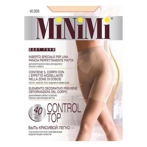 Колготки MiNiMi CONTROL TOP 40, caramello min, 3/M в Ойшо