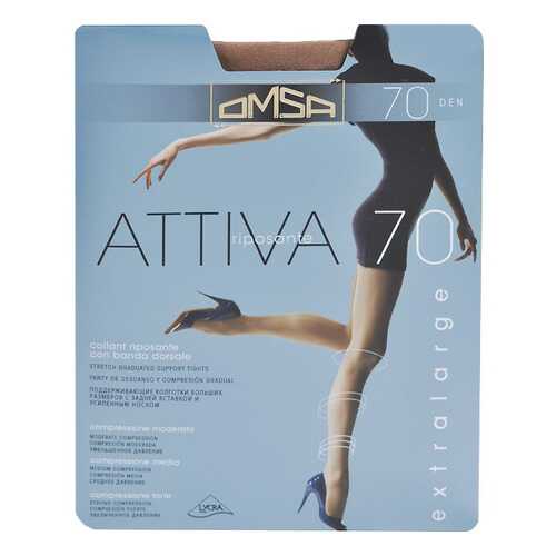 Колготки Omsa ATTIVA 70 XXL / Camoscio (Темный загар) / 6 (XXL) в Ойшо